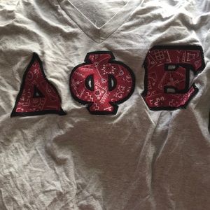 Delta phi epsilon v neck